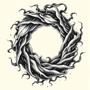 Japanese Wormhole Tattoo