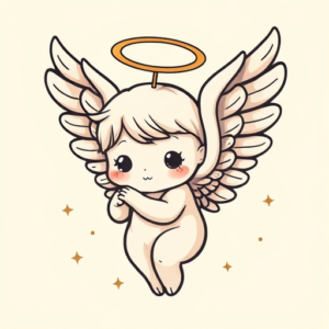 Kawaii Archangel Tattoo