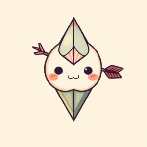Kawaii Arrowhead Tattoo
