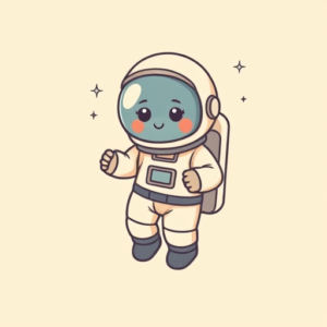 Kawaii Astronaut Tattoo