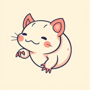 Kawaii Axolotl Tattoo