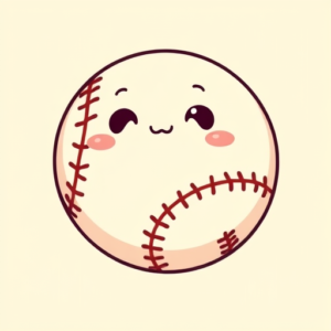 Kawaii Baseball Tattoo