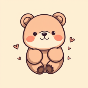 Kawaii Bear Tattoo