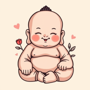 Kawaii Buddha Tattoo