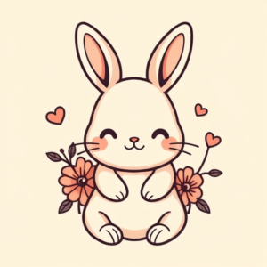 Kawaii Bunny Tattoo