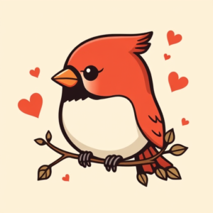 Kawaii Cardinal Tattoo