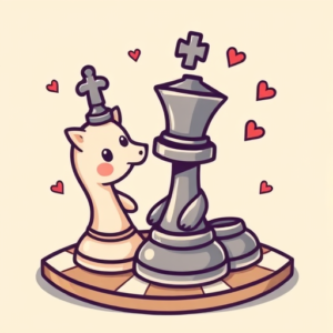 Kawaii Chess Tattoo