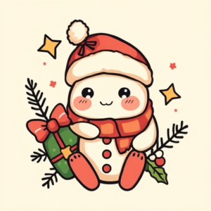 Kawaii Christmas Tattoo