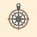 Kawaii Compass Tattoo