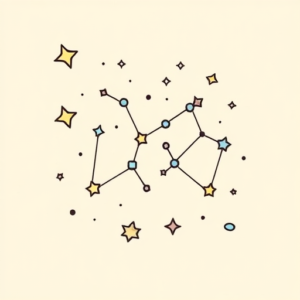 Kawaii Constellation Tattoo