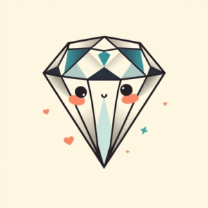 Kawaii Diamond Tattoo