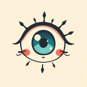 Kawaii Eye Tattoo