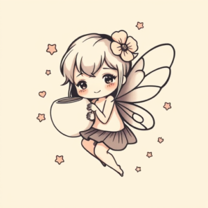 Kawaii Fairy Tattoo