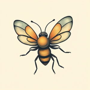 Kawaii Firefly Tattoo