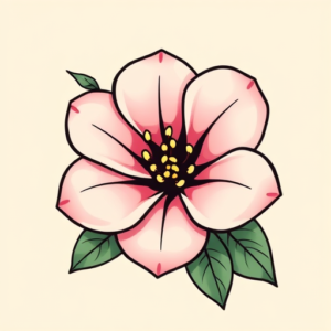 Kawaii Gardenia Tattoo