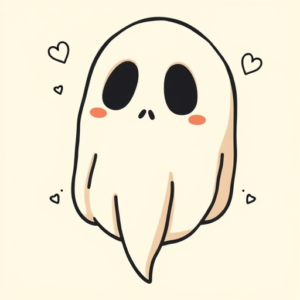 Kawaii Ghostface Tattoo