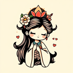 Kawaii Goddess Tattoo