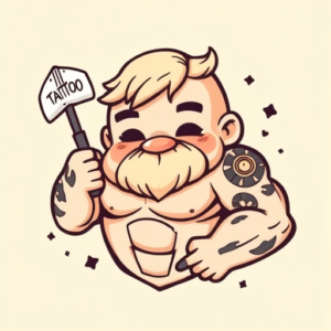 Kawaii Hercules Tattoo