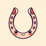 Kawaii Horseshoe Tattoo
