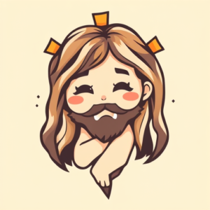 Kawaii Jesus Tattoo