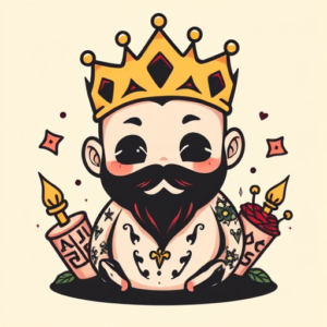 Kawaii King Tattoo