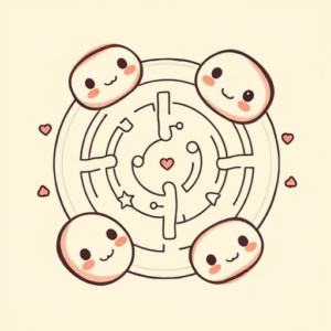 Kawaii Labyrinth Tattoo