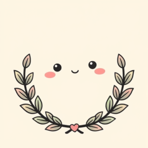 Kawaii Laurel Tattoo