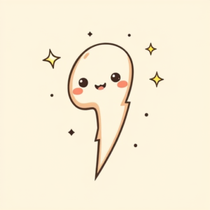 Kawaii Lightning Tattoo