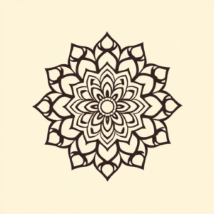 Kawaii Mandala Tattoo