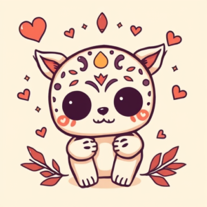 Kawaii Mictlantecuhtli Tattoo