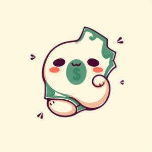 Kawaii Money Tattoo