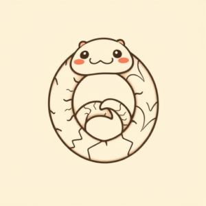 Kawaii Ouroboros Tattoo