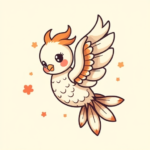 Kawaii Phoenix Tattoo