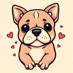 Kawaii Pitbull Tattoo