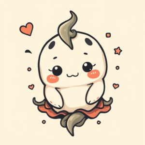 Kawaii Poseidon Tattoo