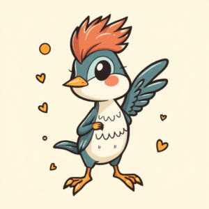 Kawaii Roadrunner Tattoo