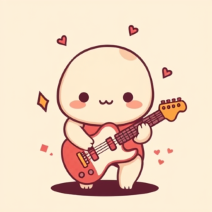 Kawaii Rock Tattoo