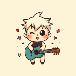 Kawaii Rockstar Tattoo