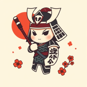Kawaii Samurai Tattoo