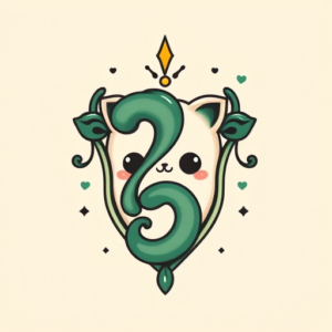 Kawaii Slytherin Tattoo