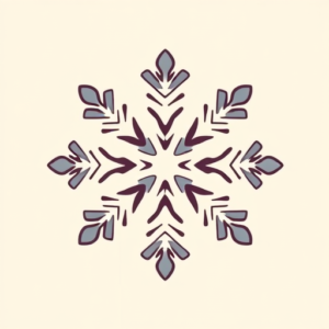 Kawaii Snowflake Tattoo