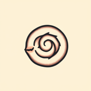 Kawaii Spiral Tattoo