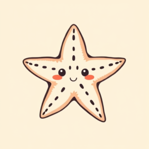 Kawaii Starfish Tattoo