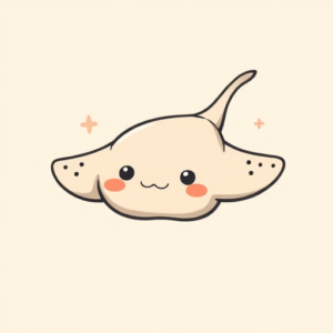 Kawaii Stingray Tattoo
