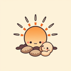 Kawaii Sunrise Tattoo