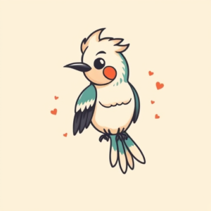 Kawaii Thunderbird Tattoo