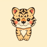Kawaii Tiger Tattoo