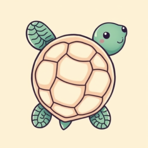 Kawaii Turtle Tattoo