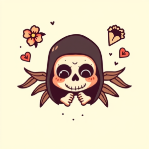 Kawaii Voodoo Tattoo