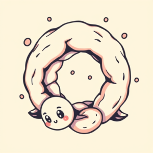 Kawaii Wormhole Tattoo